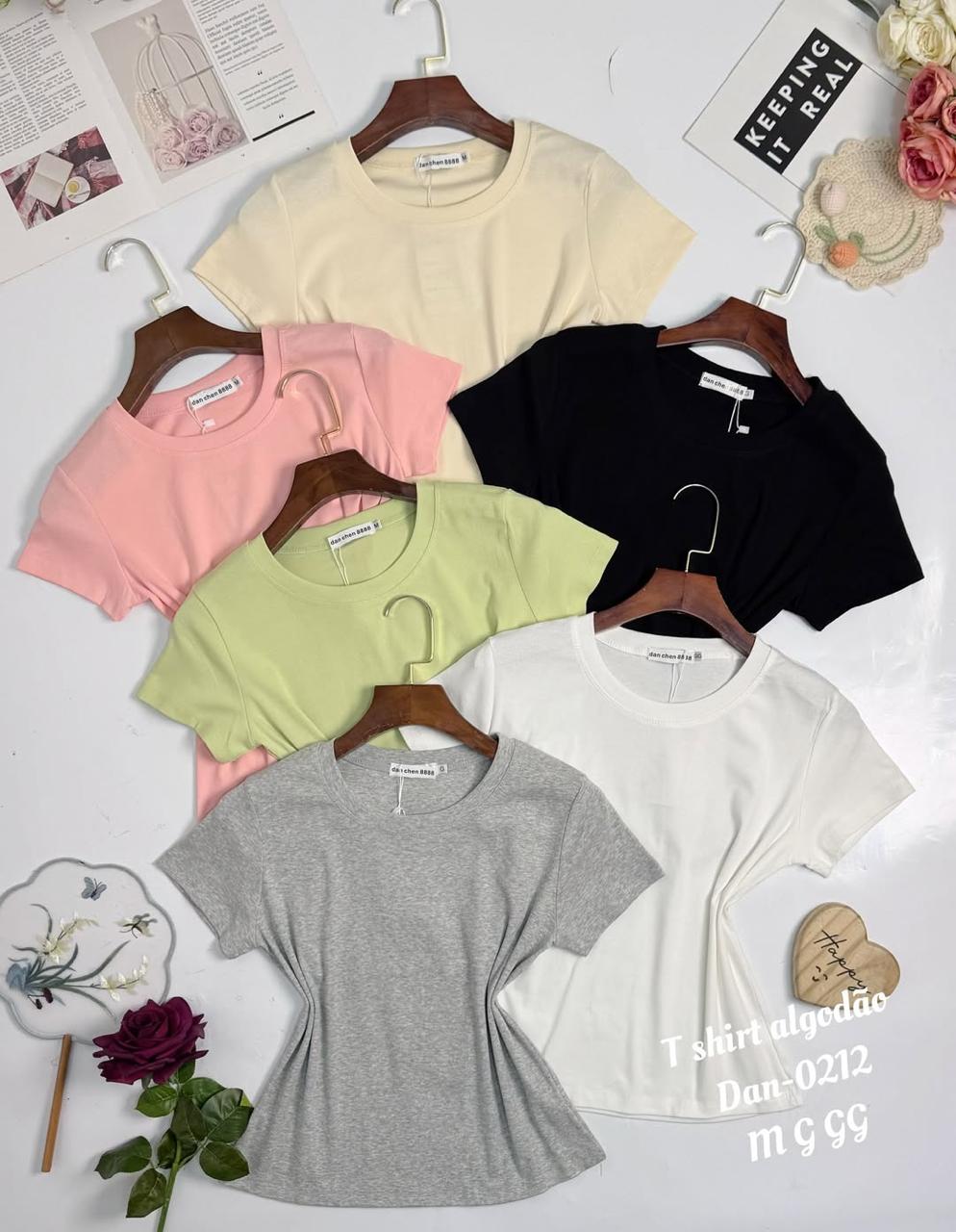 T-Shirt Lisa Algodão/Malha